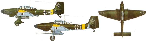 Stuka-sy&ouml;ksypommittaja ja panssarintuhoaja